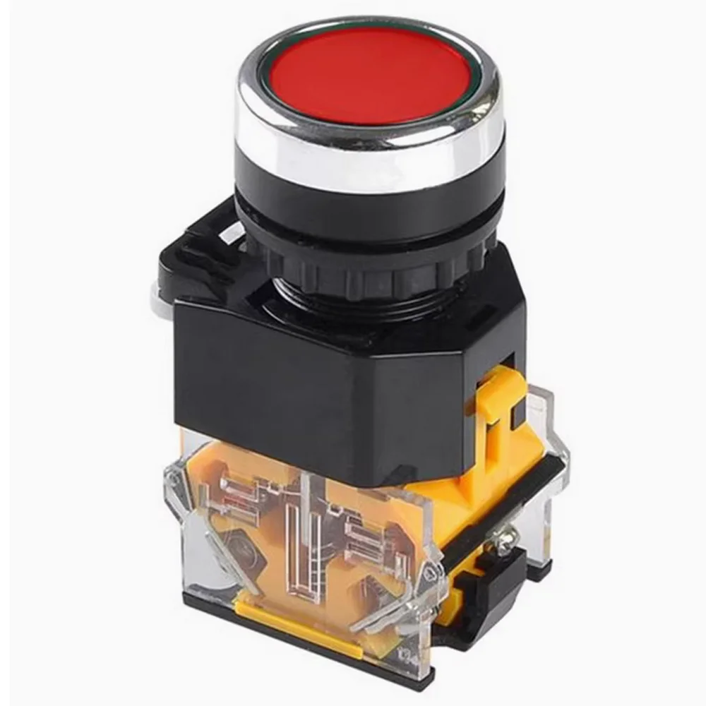 Picture 7: Button Switch Press Type Self Resetting Self-Locking Start Stop Button LA38-11BN 1 Open 1 Close