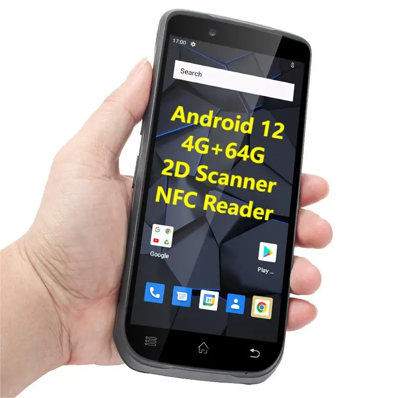 IP67 6 Inch Android 12 PDA, Gorilla Screen AIDC 1.5m Drop Resistance, 4G 64G & 2D Scanner NFC Data Collector for Inventory