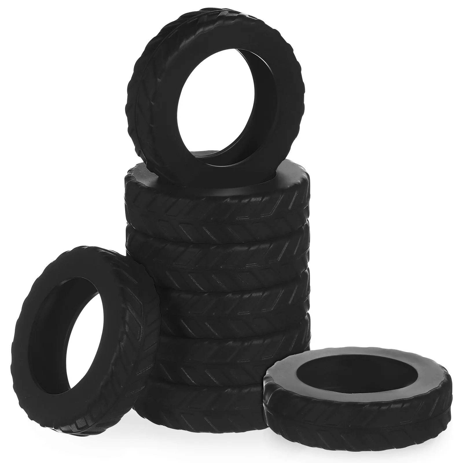 

8Pcs Silicone Luggage Wheel Covers Thickened Protector Socks Nonslip Silent Suitcase Trolley Caster Protective Travel