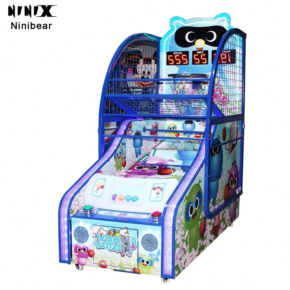 Kids Basketball Machine Indoor Arcade Game Machine Basketball Machine Coin Operated