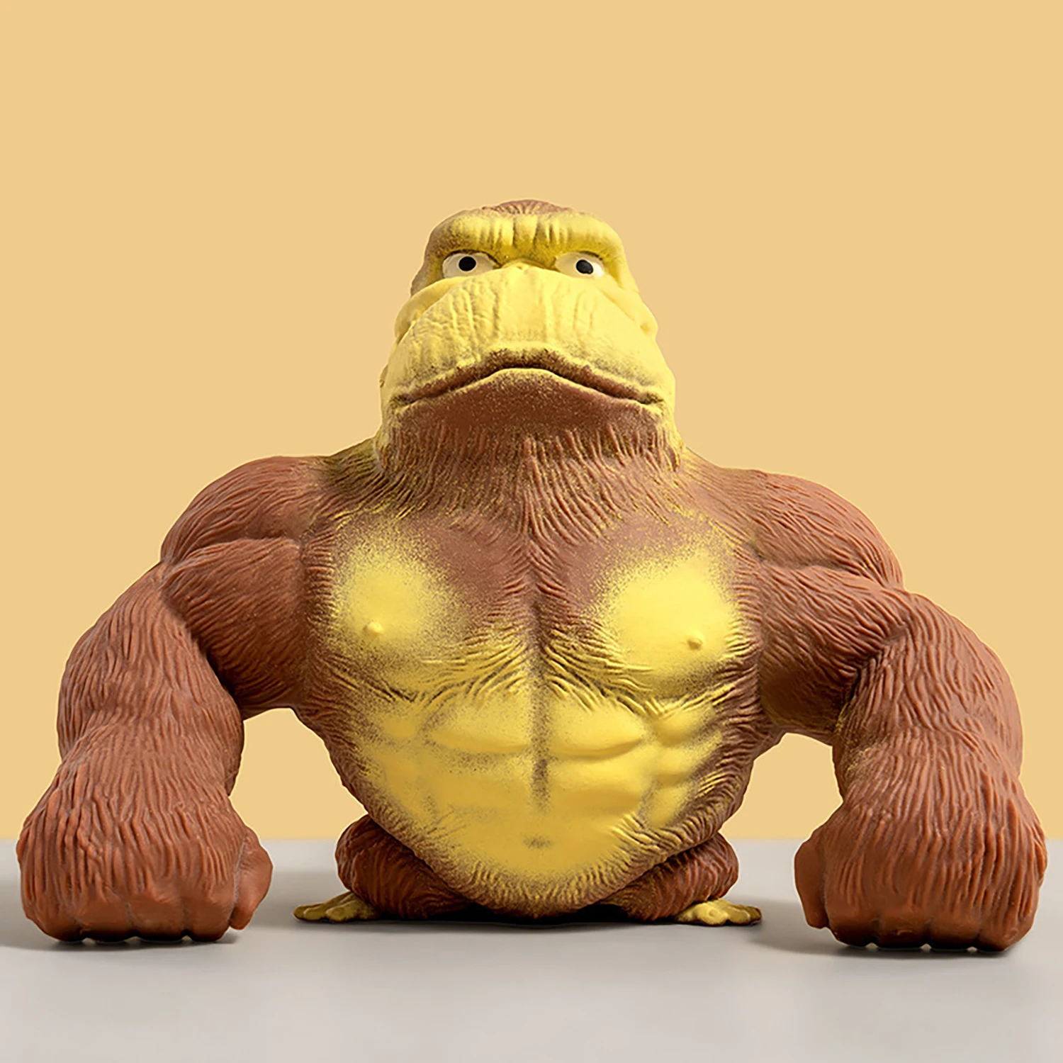 Giocattolo creativo per spremere la bambola gorilla, giocattolo per alleviare lo stress per bambini e adulti, strumento per alleviare lo stress