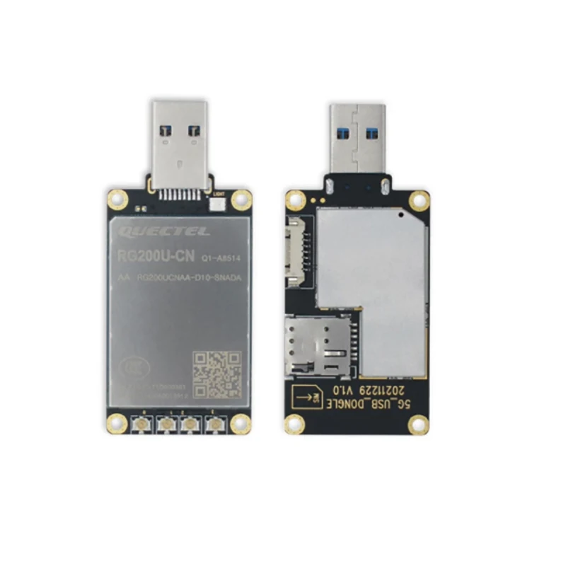 

QUECTEL RG200U-CN 5g Module 5G LTE USB3.0 Dongle modem With Sim Card Adapter Board Support TTL Level UART Communication