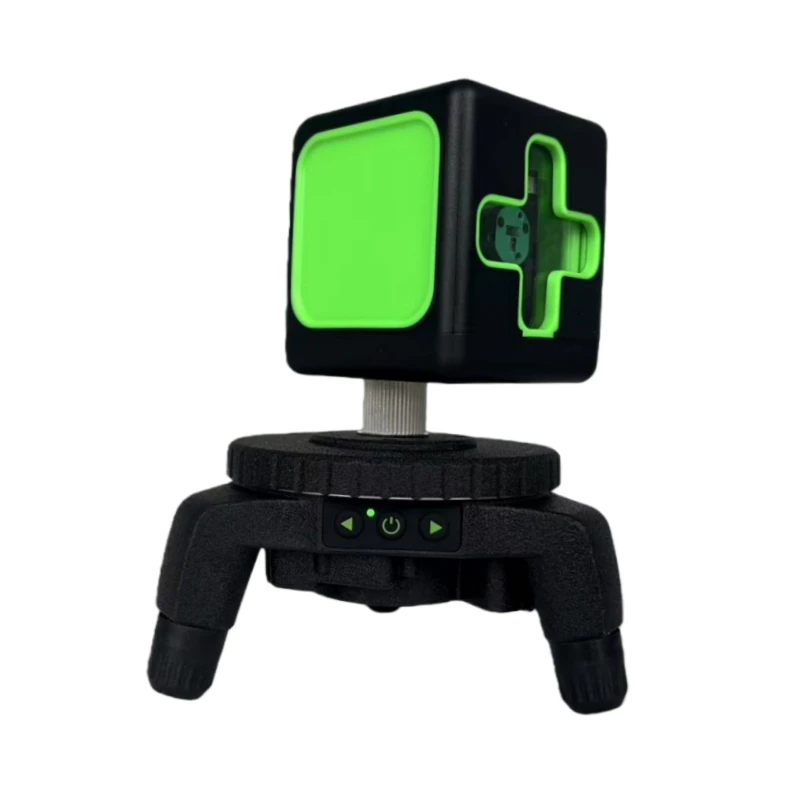 PT5 Electric Rotating Base for Laser Level – Remote Control, Dual-Speed 0.088°/s Fine Adjustment, Adjustable Tripod Legs,
