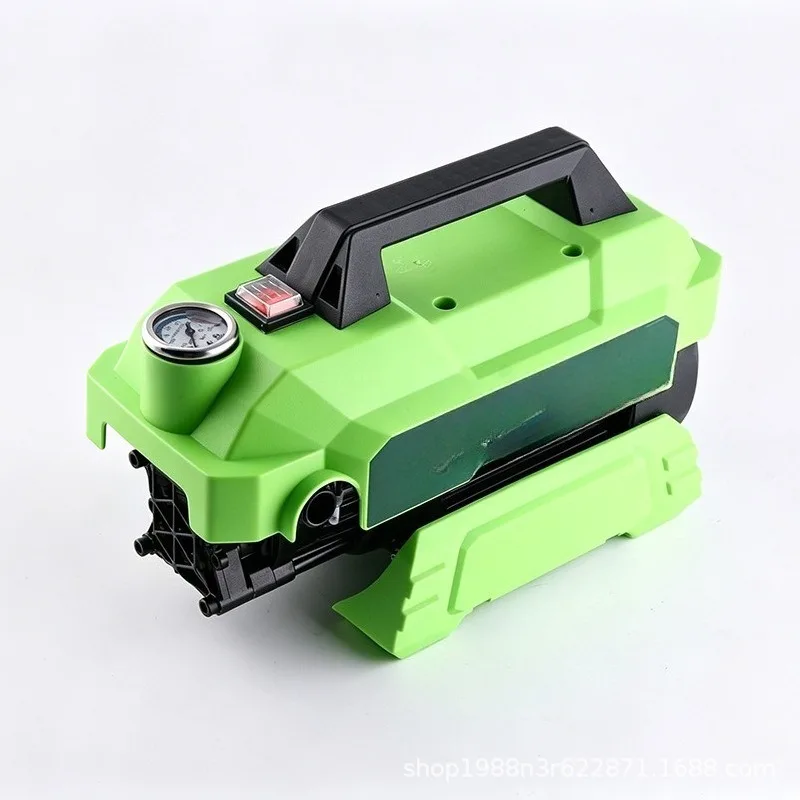 1800 Fully Automatic Pressure Washer Car Washer Home Spray Gun Portable Quick Water Output Small Cleaner