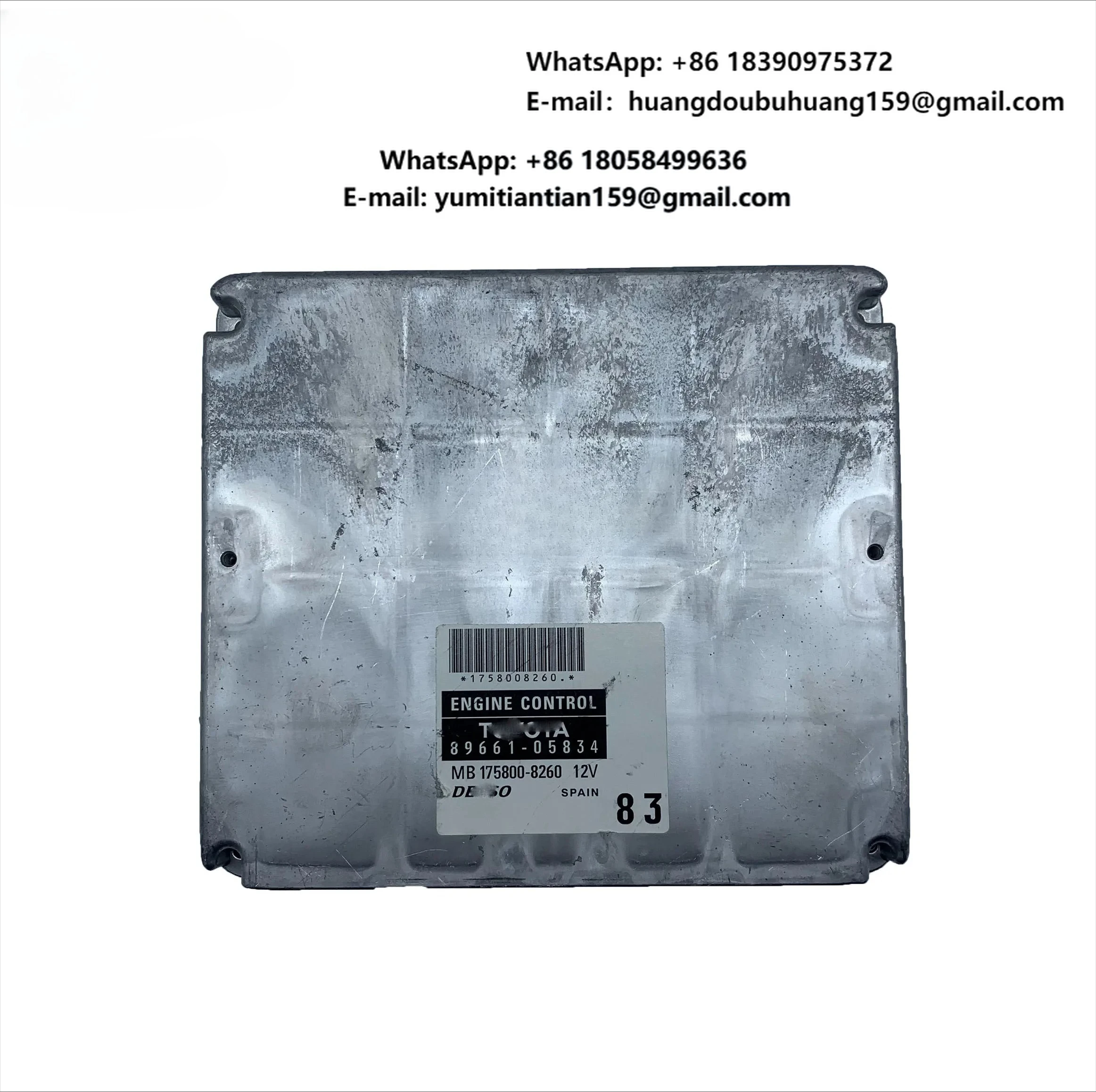 

Блок управления двигателем (ECU) 89661-05834 MB175800-8260 для Avenesis