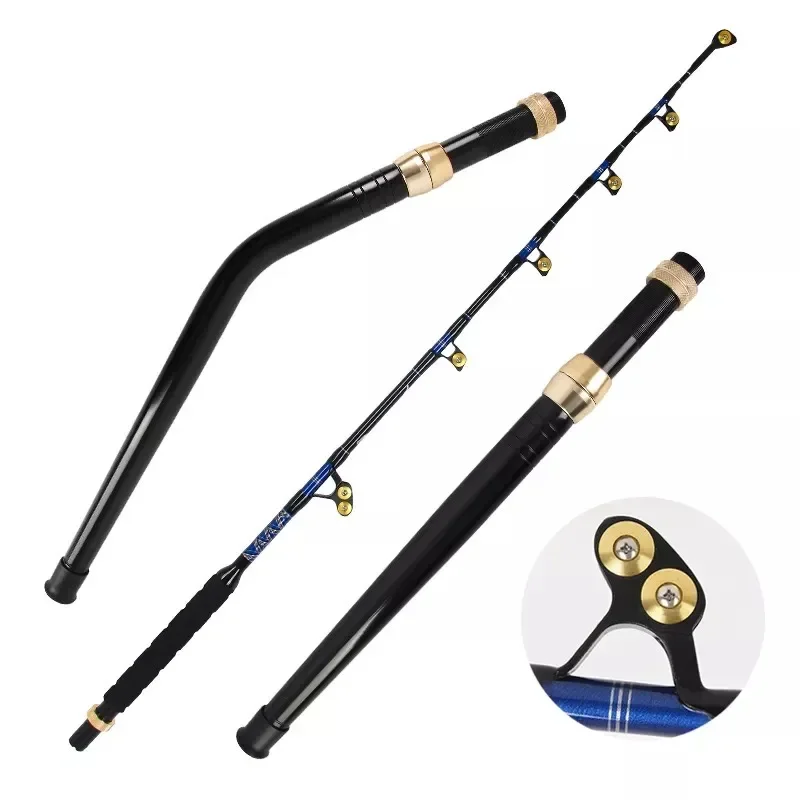 Metal Handle Drag Fishing Rod Straight Ass Big Game Fishing Ass