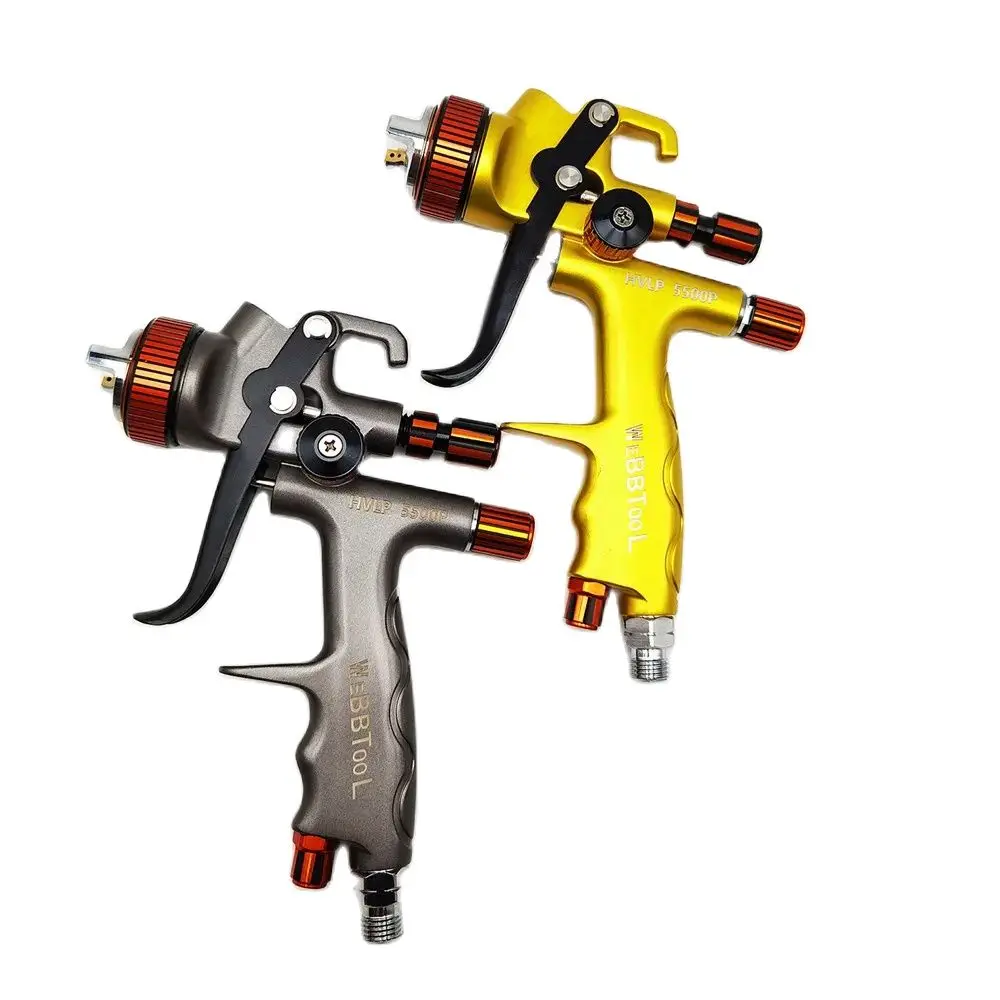 LVLP 5500P Spray Gun 1.3MM Stainless Steel Nozzle Paint Spray Guns Water-Based Paint Gun Air Spray Gun