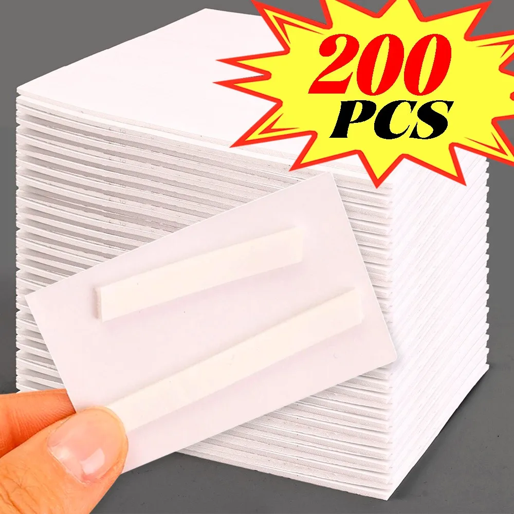 

50-200 шт. пенопластовые наклейки 150 мм x 3 мм/6 мм белые липкие клейкие ленты «сделай сам» для поздравительных открыток/украшения офиса и дома