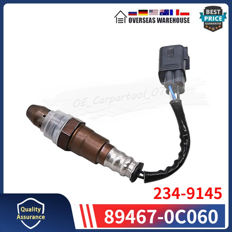 89467-0C060 234-9145 O2 Oxygen Sensor Upstream For 2015-2018 Lexus RC350 LX570 GX460 2014-2019 Toyota Sequoia Tundra 89467-0C070