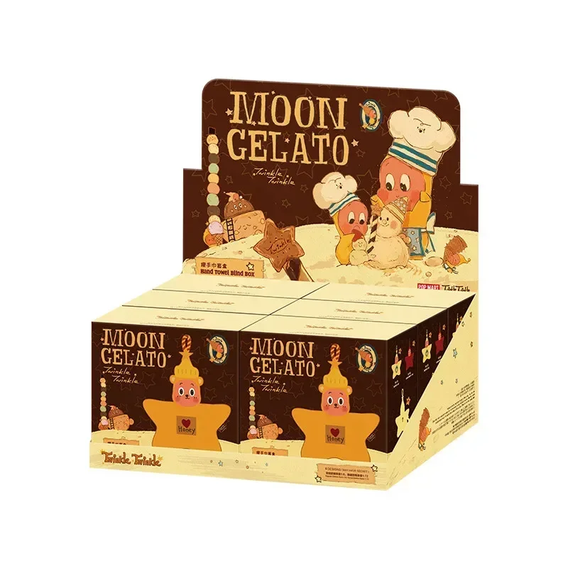 

POP MART Twinkle Twinkle Moon Gelato Series Blind Box Mystery Action Figure Cute Model Toy Surprise Gift for Birthdays