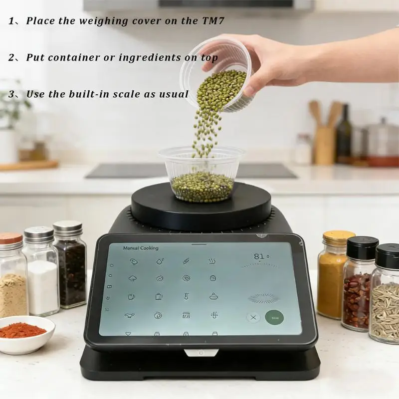 2026 1pc TM7 Compatible Silicone Scale Cover Dustproof Waterproof Protective Lid Keep Platform Clean Household Baking Kitchen