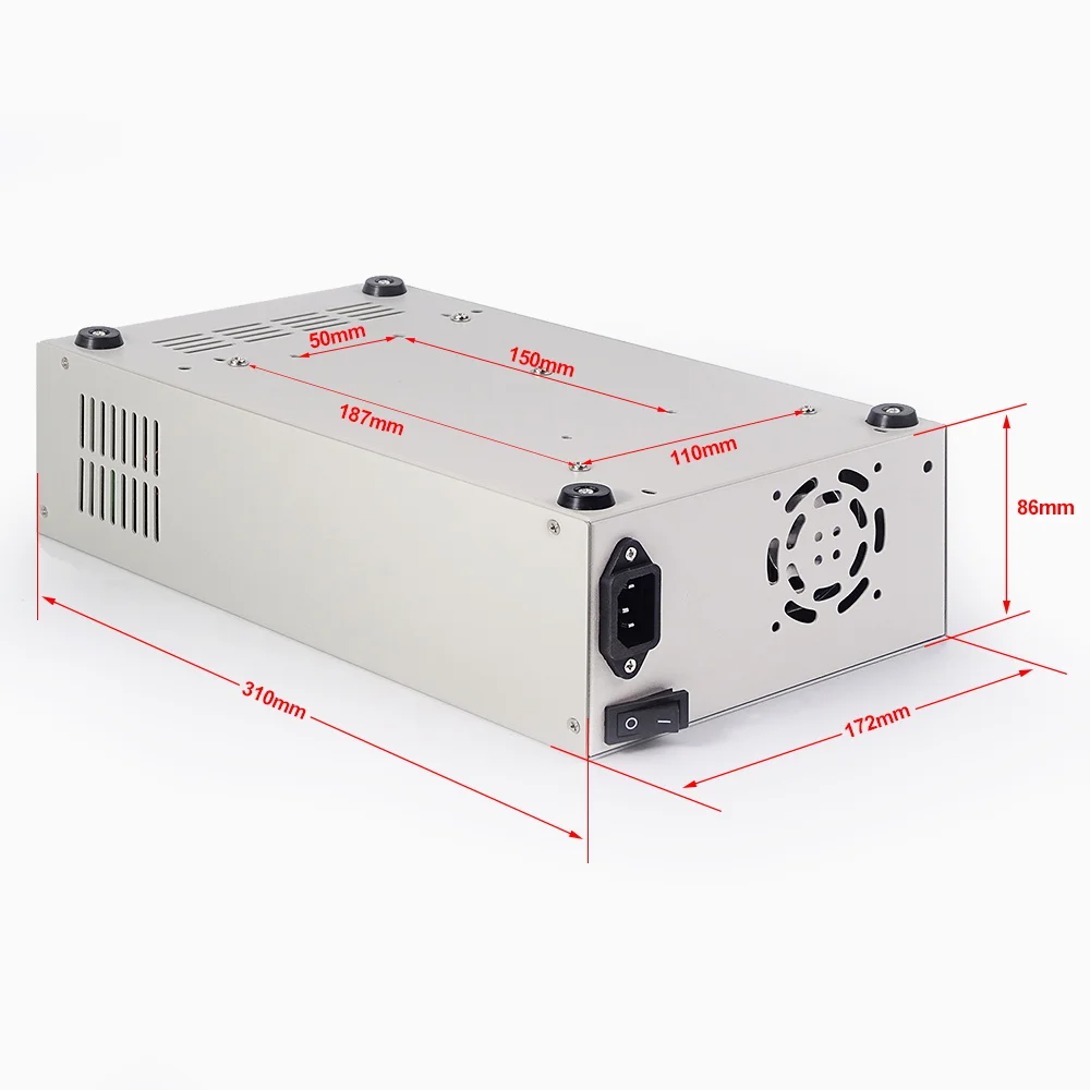 Digital power supply case S800 and 800W Switch Power Supply for RD6012 only metal housing not contain power supply