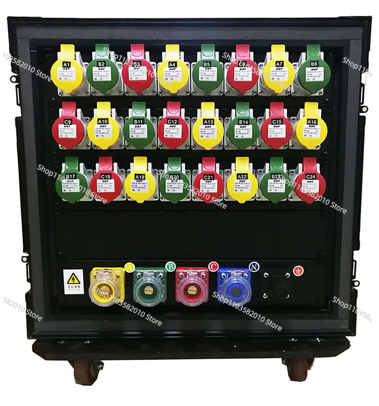 

24-Way plus 2-way reverse performance power distribution cabinet LED large screen power distribution cabinet