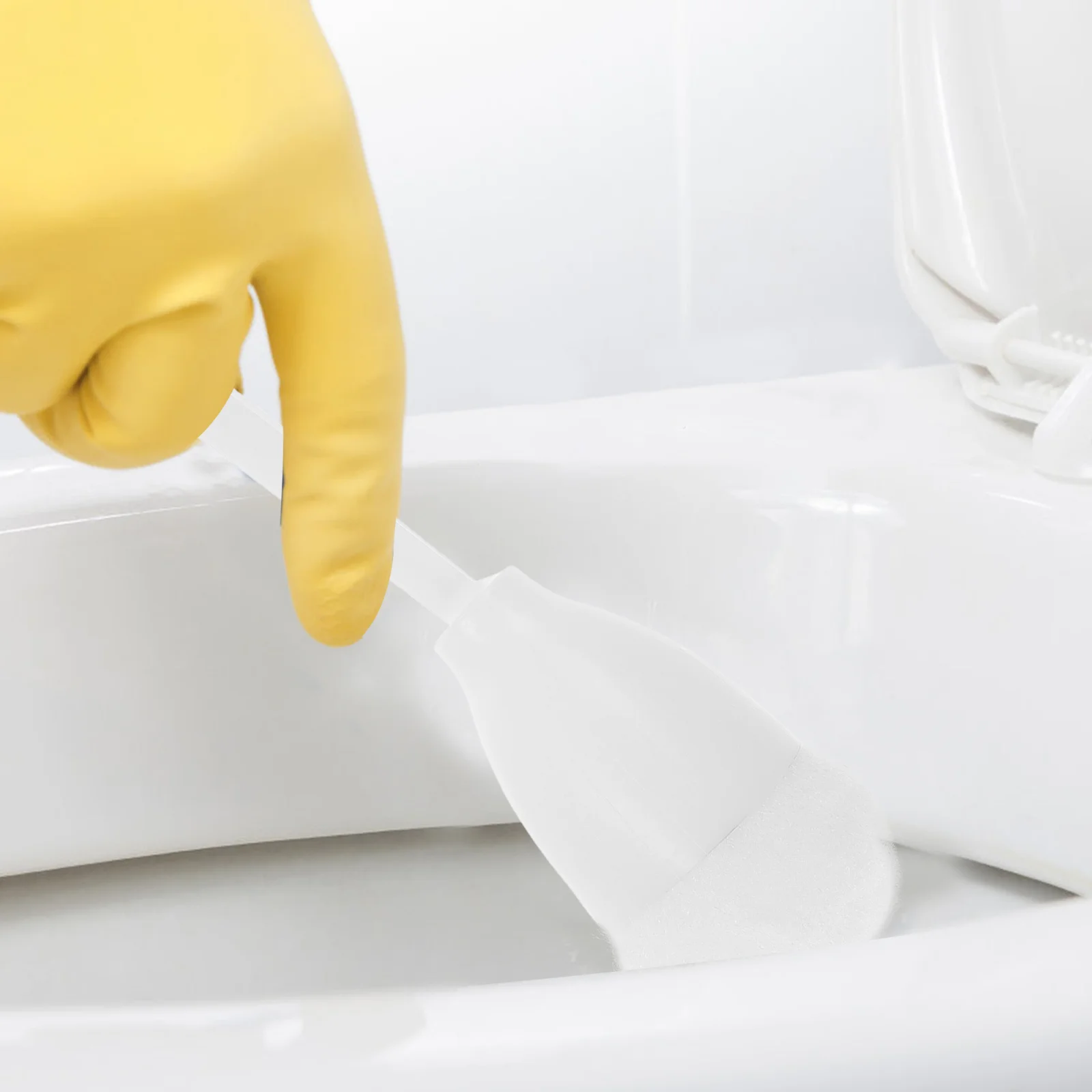 

4Pcs Toilet Brush Set Ergonomic Handle Deep Cleaning Broom for Bathroom Bowl Scrubbing Household Cleaning Supplies