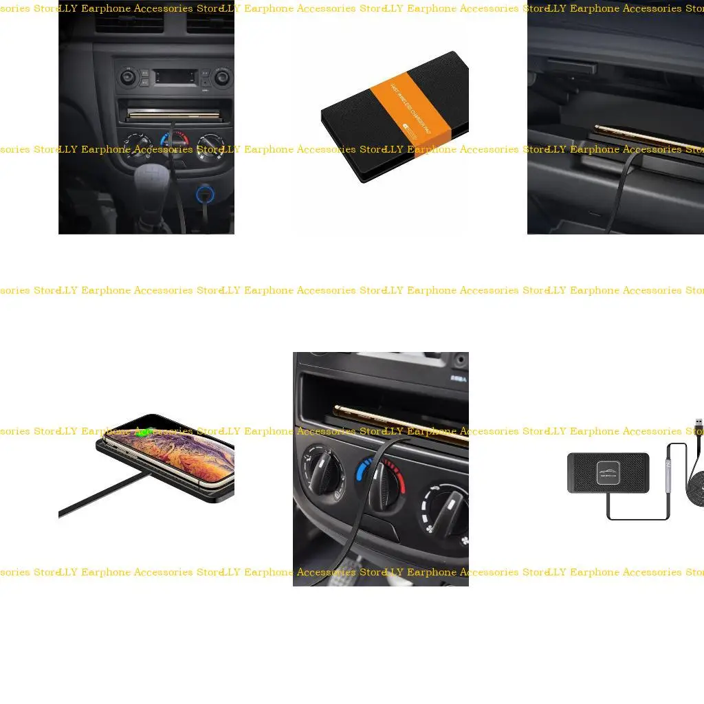

462E Universal USB Беспроводной автомобиль быстро зарядка панели приборной панели для телефона XS XS 8