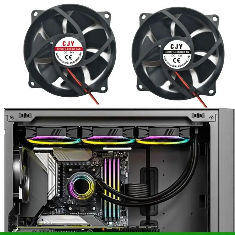 U55C 90mm Cabinet Cooling Fan Low Noise Energy For PC Workstation Gaming Console