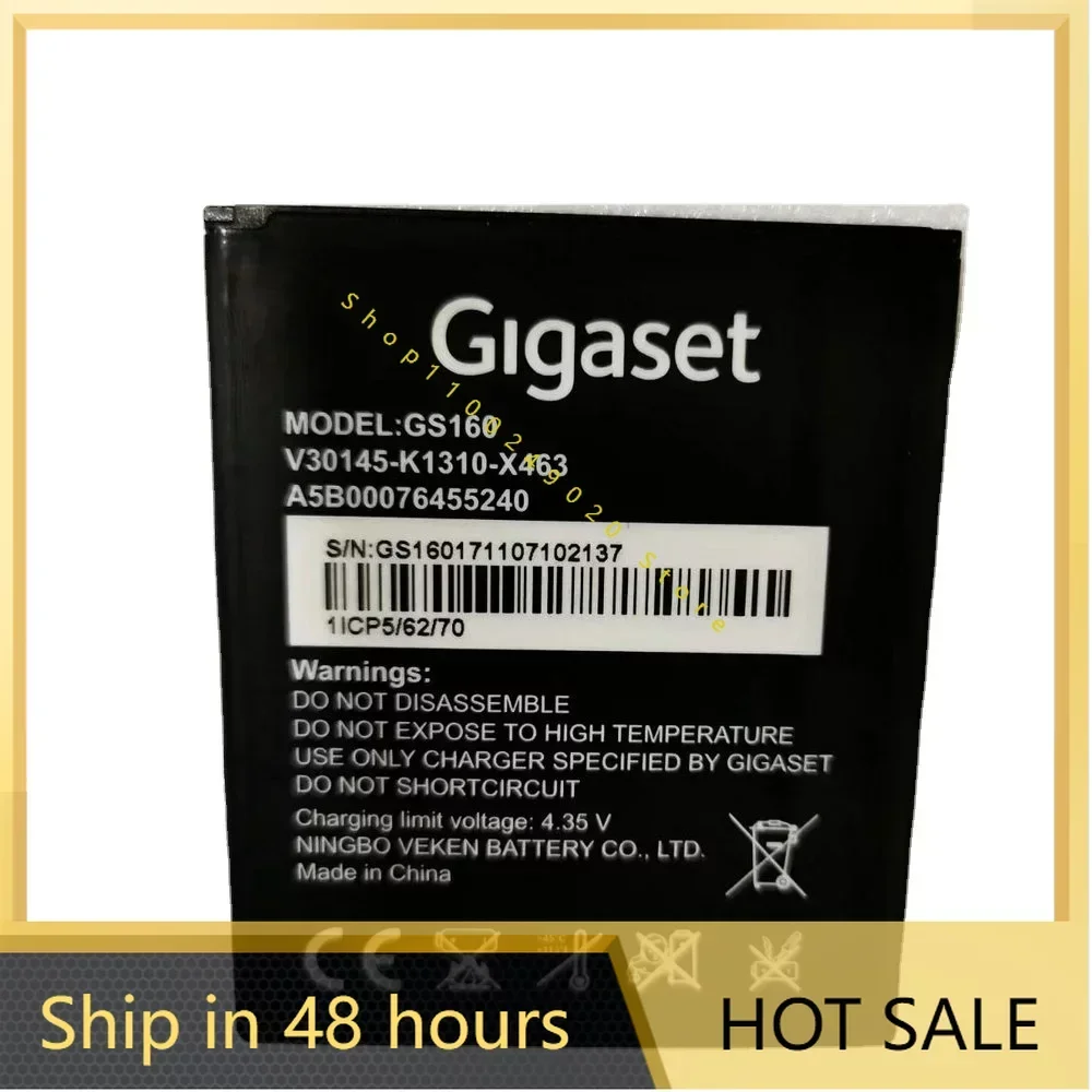 High quality 2500mAh GS160 Battery For GIgaset GS160 V30145-K1310-X463 Mobile Phone