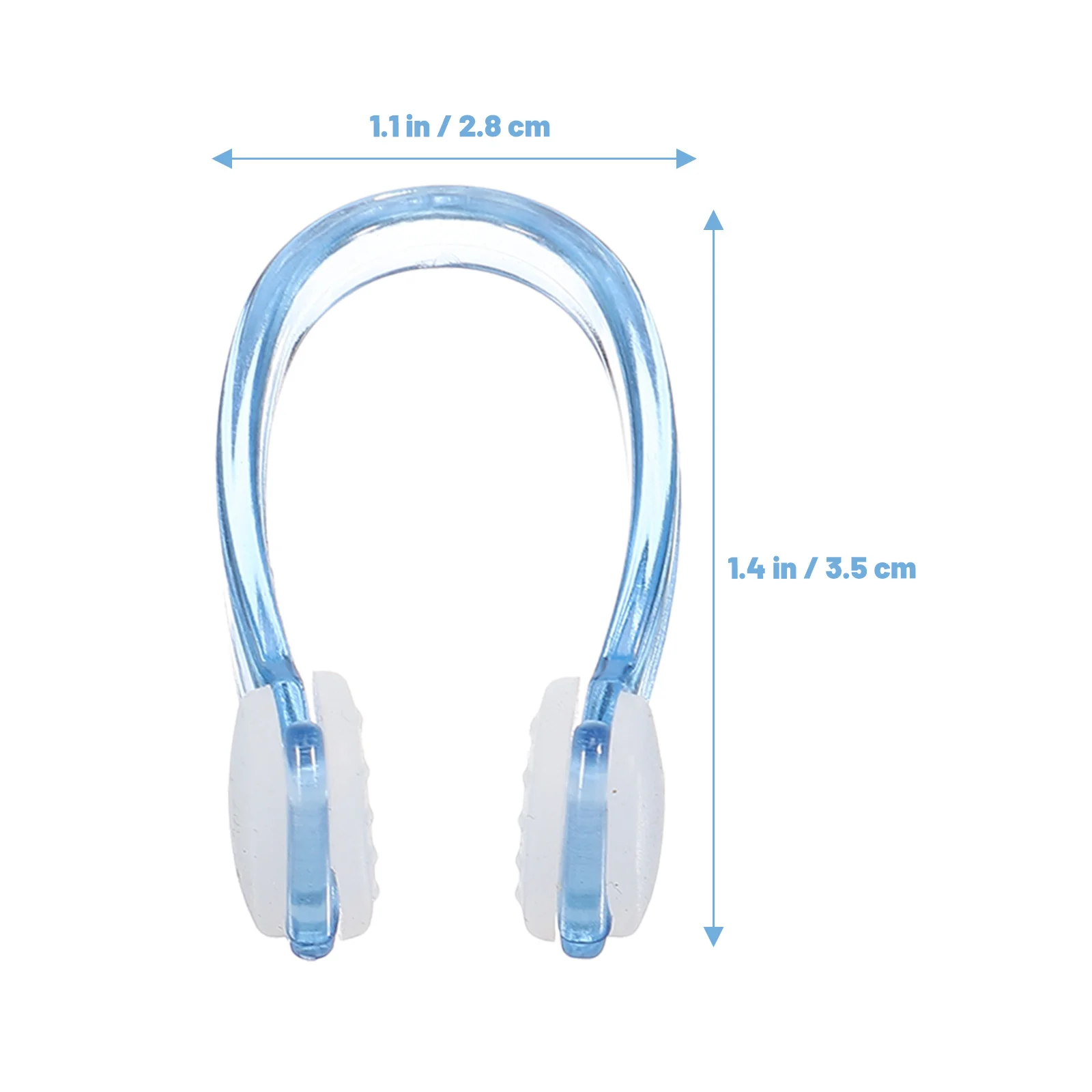 3 قطع من مشابك أنف السباحة للبالغين، تصميم مريح، مادة ممتازة تمنع دخول الماء، مشابك أنف سهلة الحمل #5