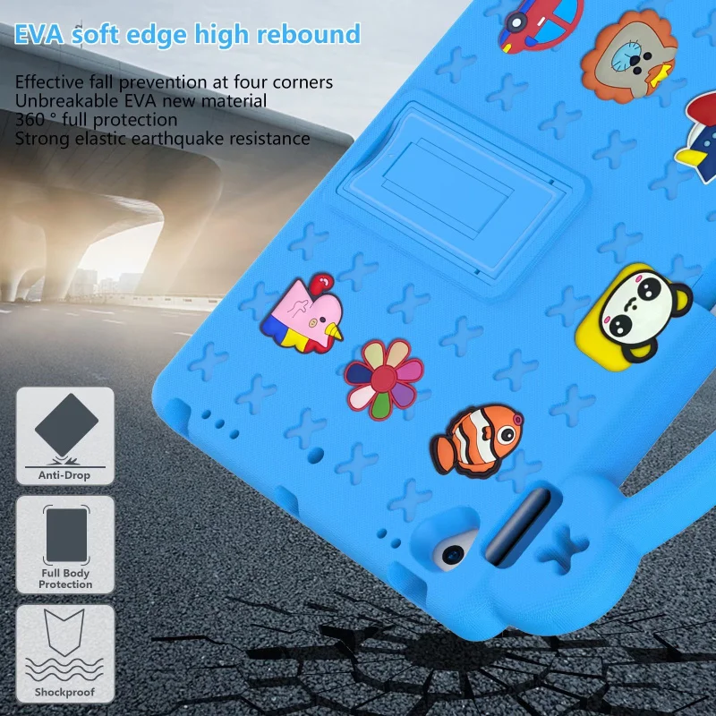 For 2022 Apple iPad 10.2 Protective Case Children EVA All Inclusive Fall Proof Soft Rubber Cover For Air3 Case pro10.5 2019