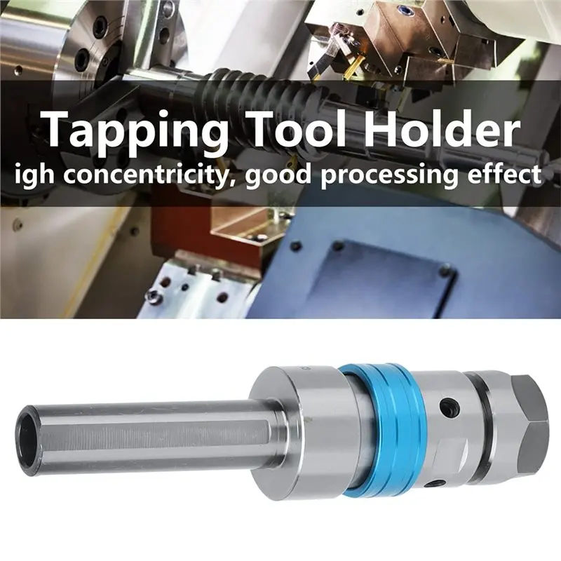 Anti-Slip Overload Tapping Handle For CNC Lathe Two-Way Telescopic Floating Tapping Chuck Torque Tap Fixture GS20-TER20-80L