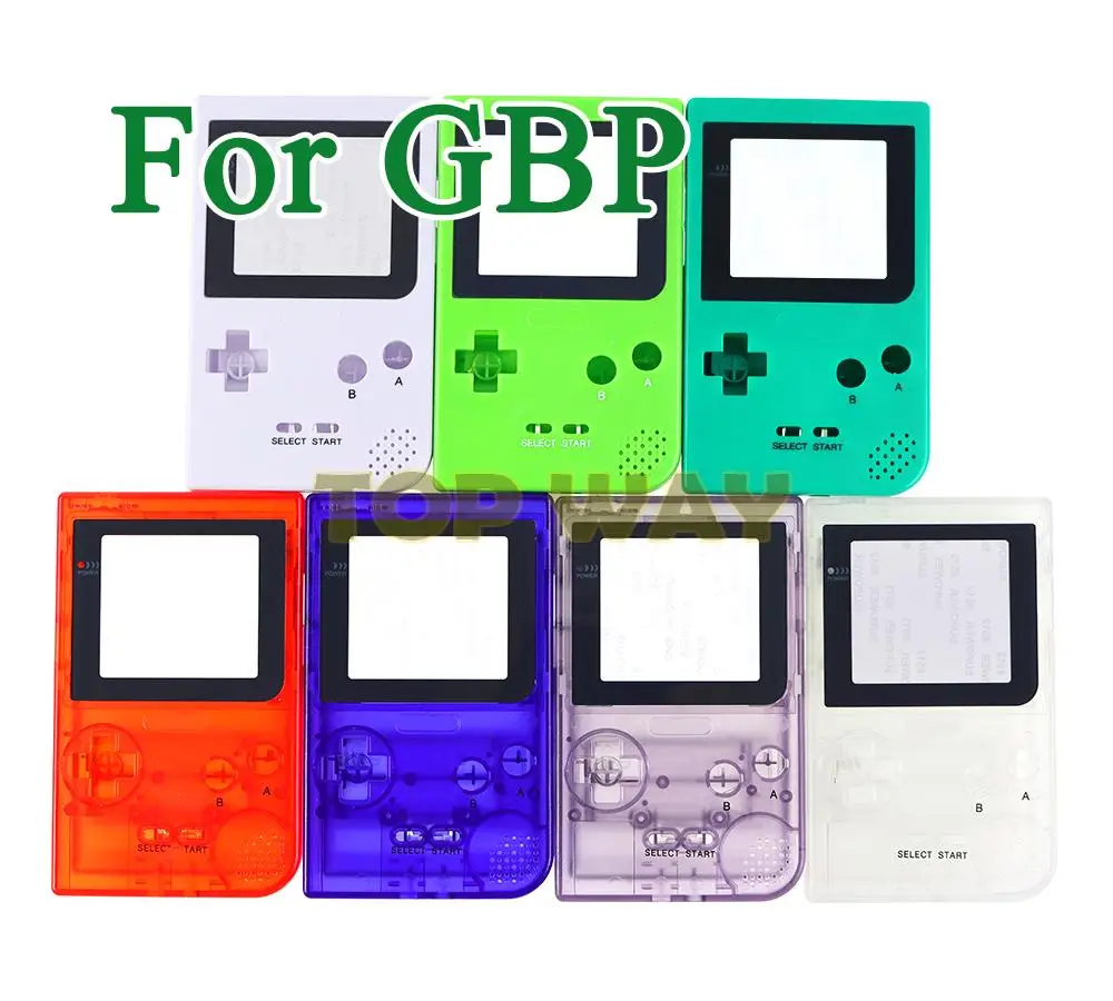 

10sets Replacement Case Plastic Shell Cover For Nintendo Gameboy Pocket Game Console For GBP Console 7 Colors Housing