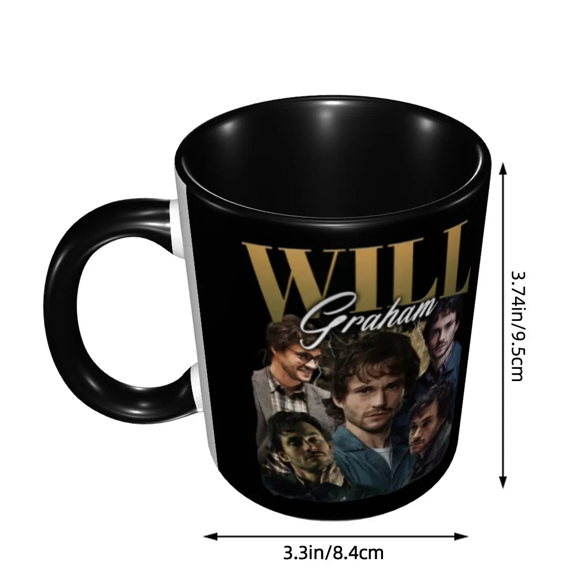 DIY Will Graham Horror Movie Hannibal Ceramic Mug Custom Coffee Cups Creative Present