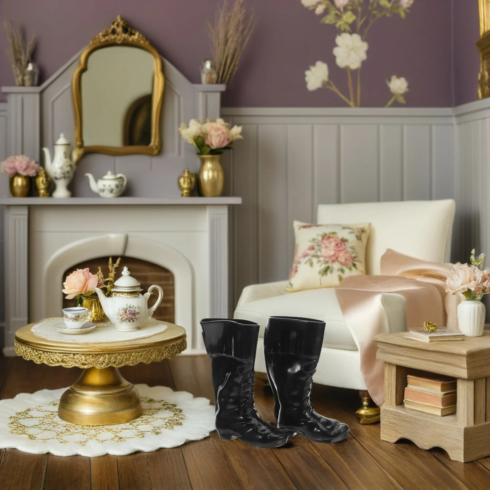 

25 Pairs For 11 Inch Miniature Boots 1/6 Scale Stylish Footwear Dollhouse Props Baby Miniature Shoes For