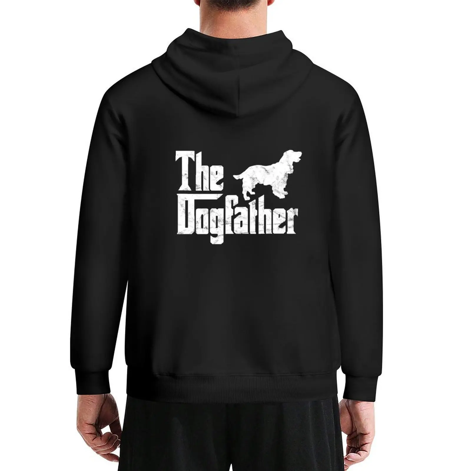 

Springer Spaniel T-Shirt The Dogfather Funny Dog Owner Shirt Hoodie men's autumn clothes men clothes blouse new in hoodies