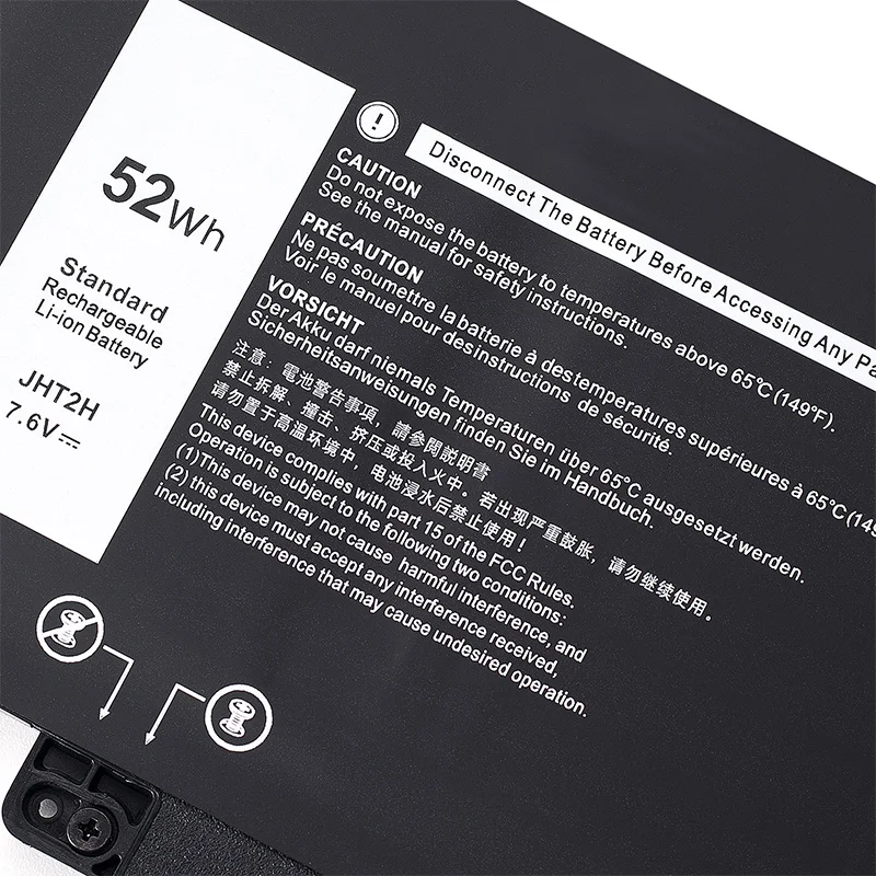 SUOZHAN 52Wh JHT2H Laptop Battery for Dell Latitude 7310 7410/7410 Chromebook Enterprise Series P34S P34S001 Y7HR3 35J09 4V5X2