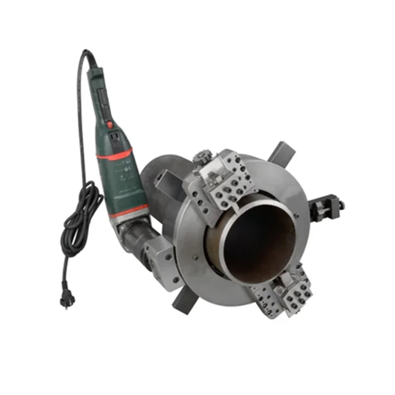 Outer clamp round pipe beveling machine Cutting machine Pipe chamfering Automatic edge milling