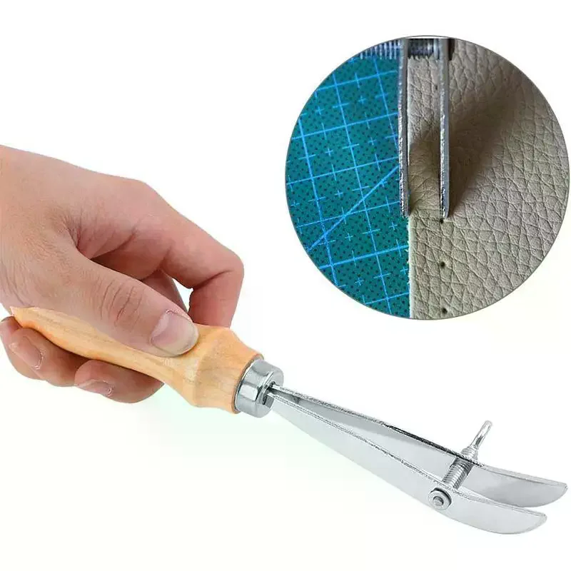 DIY Leathercraft Tool Adjustab - огляд і ціна Groover Stitching Tool