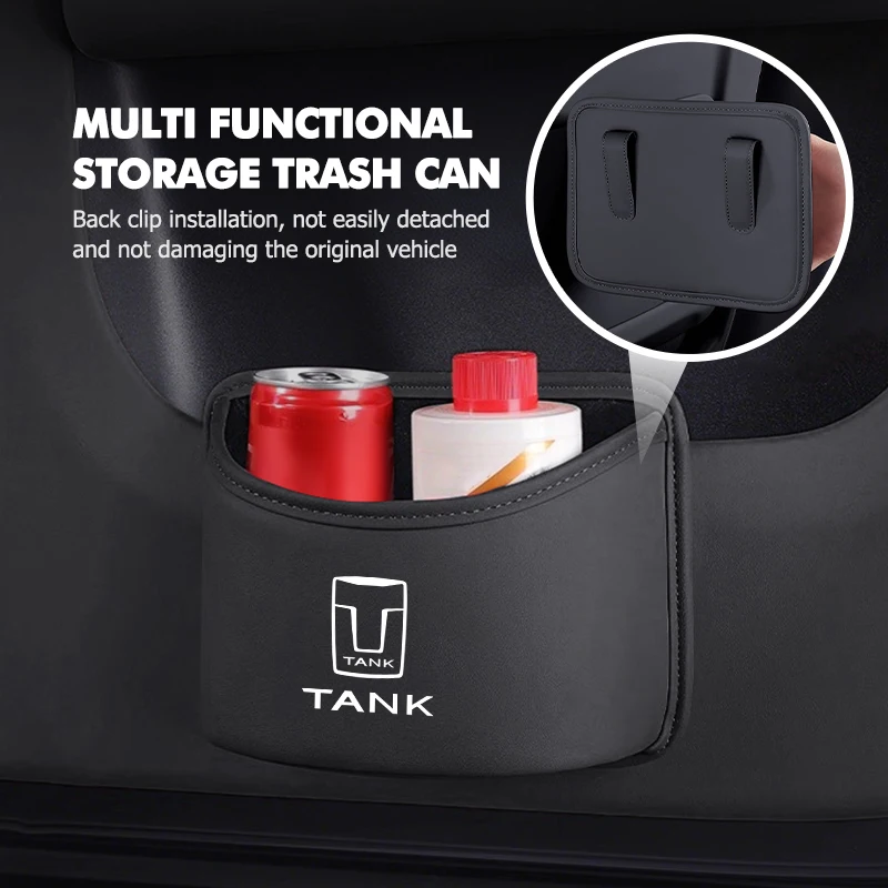 Автомобильный мусорный бак, подвесной мусорный бак, сумка для хранения, аксессуары для TANK Great Wall GWM WEY 300 500300500