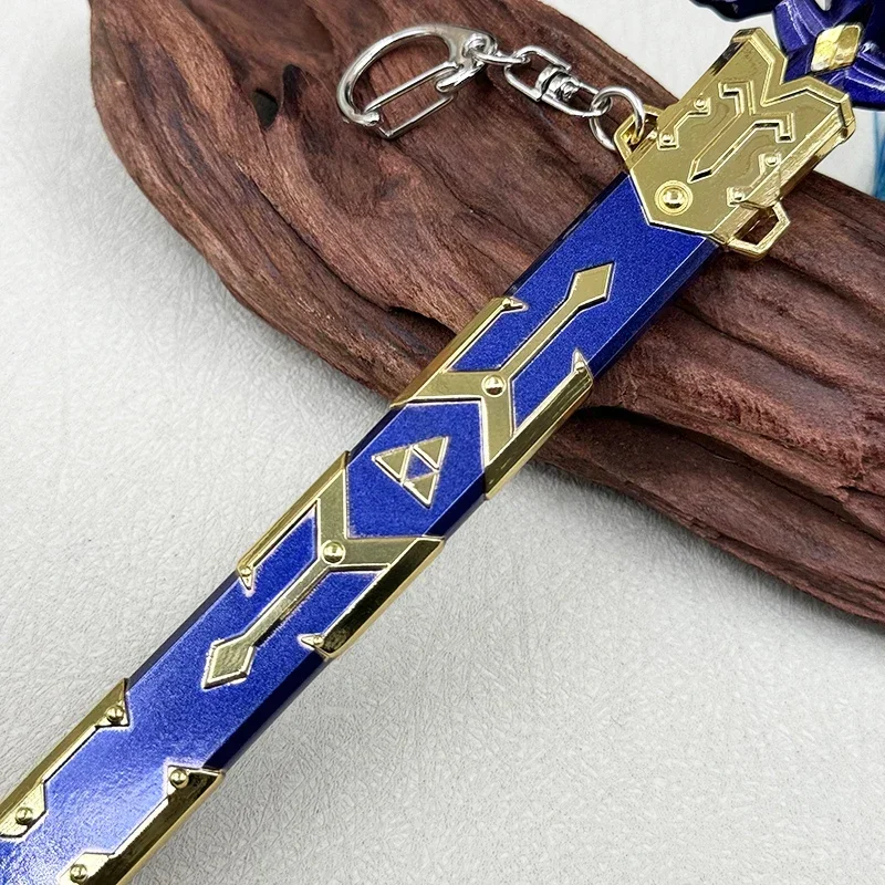21 cm Master Sword LoZ Tranen van het Koninkrijk Breath of the Wild Game Replica Metalen Wapen Model Link 1:6 Action Figure accessoire