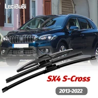 1 Juego de limpiaparabrisas delantero y trasero, limpiaparabrisas para Suzuki SX4 s-cross 2013-2022 2014 2015 2016 2017, accesorios