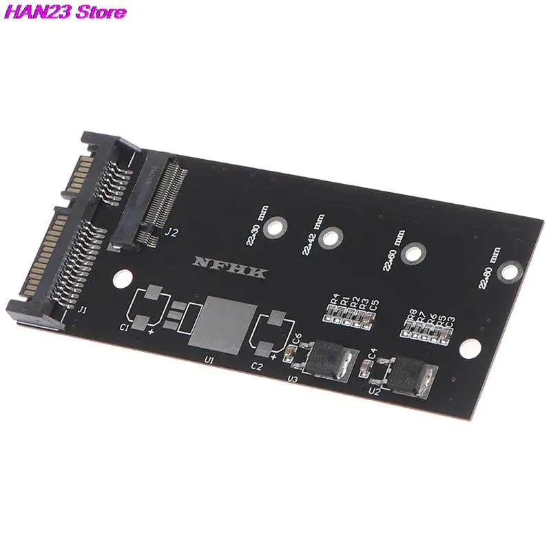 1PC M.2 SATA Adapter Raiser M2 to SATA Adapter M.2 to SATA Adapter M.2 NGFF Converter 2.5