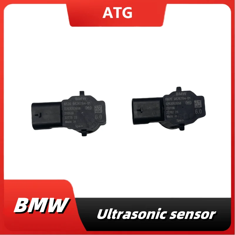 Sensor ultrassônico preto do parque, novo, OEM, 66209826784, For BMW X5, X7, F40, G20, G30, G29, 2019-2023 6620 9826 784