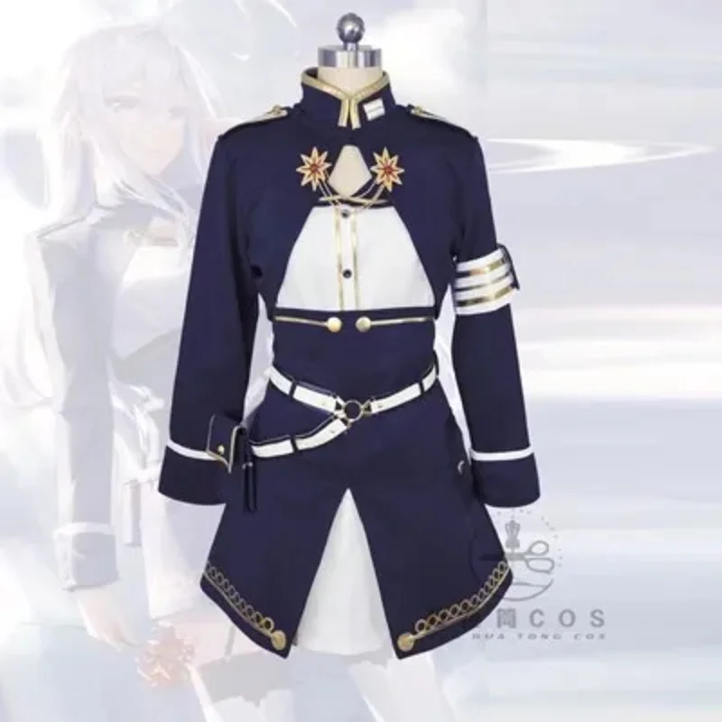 xixixi Game 86 Eighty Six 86eightysix Vladilena Milize Military Uniform Cosplay Costume Suit Halloween Party Outfit For Women Wi