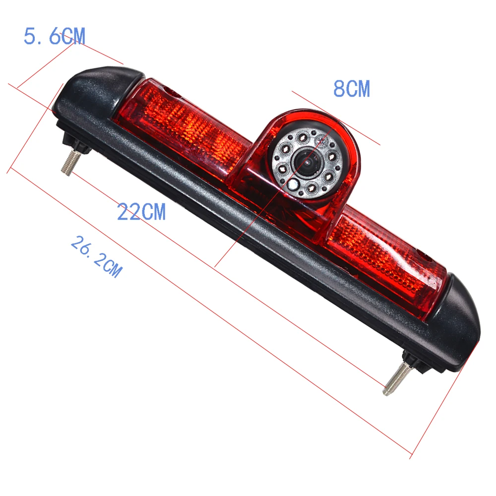 170 Degree Car 3rd Brake Light Rear View Camera Waterproof Night Vision Reverse For Fiat Ducato Peugeot Boxer Citroen Jumper