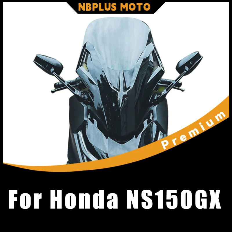 【Premium】For Honda NS150GX Modified Forza‑Style Front Fairing Windshield, Mirror Forward Shift Assembly, Heightened Windscreen
