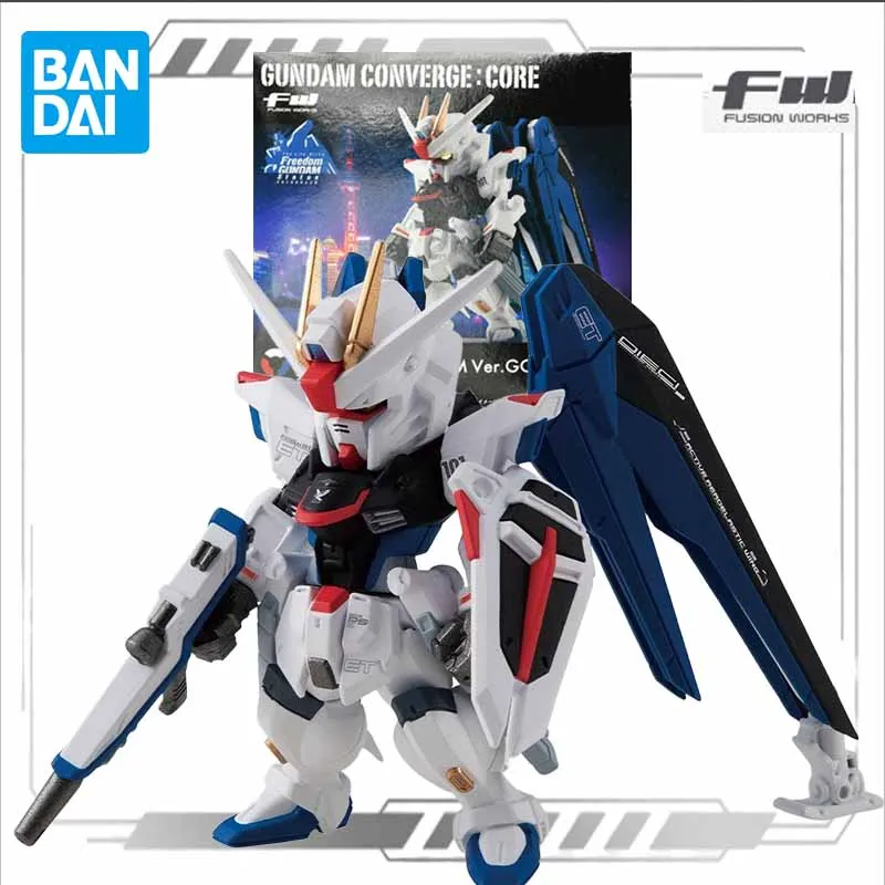 Bandai Original MODEL KIT GUNDAM CONVERGE CORE FW China Freedom ZZ GUNDAM QUIN-MANTHA Model Toys  Model Gifts for Boys