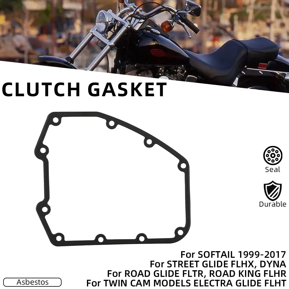 

Clutch Gaskets Motorcycle Accessories For TWIN CAM MODELS ELECTRA GLIDE FLHT GLIDE FLTR ROAD KING FLHR GLIDE FLHX DYNA SOFTAIL