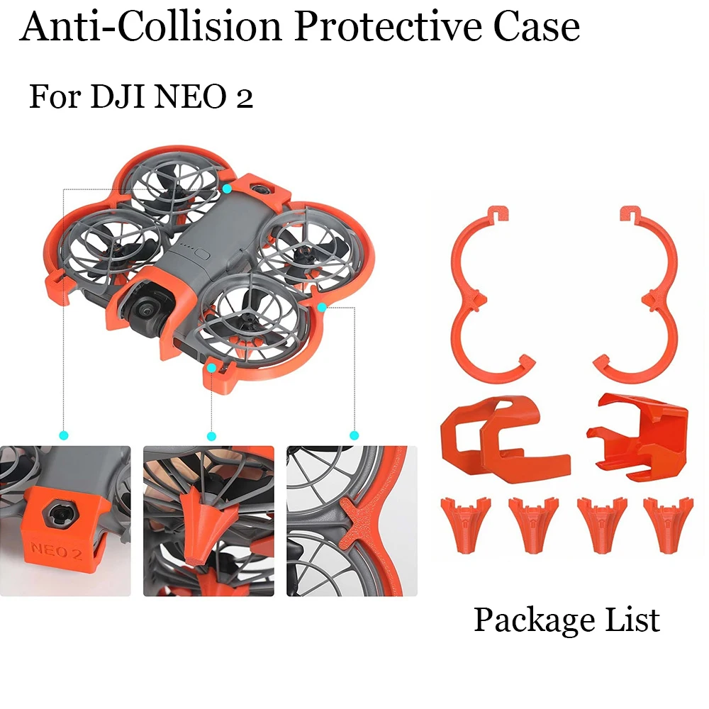 

Propeller Blade Guard Collar For DJI NEO 2 Anti-Collision Protector Ring Lightweight Full Protection Cover Drone Safety Parts