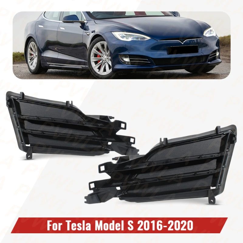 

Fog Light Frame For Tesla Model S 2016 2017 2018 2019 2020 Car Accessories Front Bumper Lamp Grille Cover Air Outlet