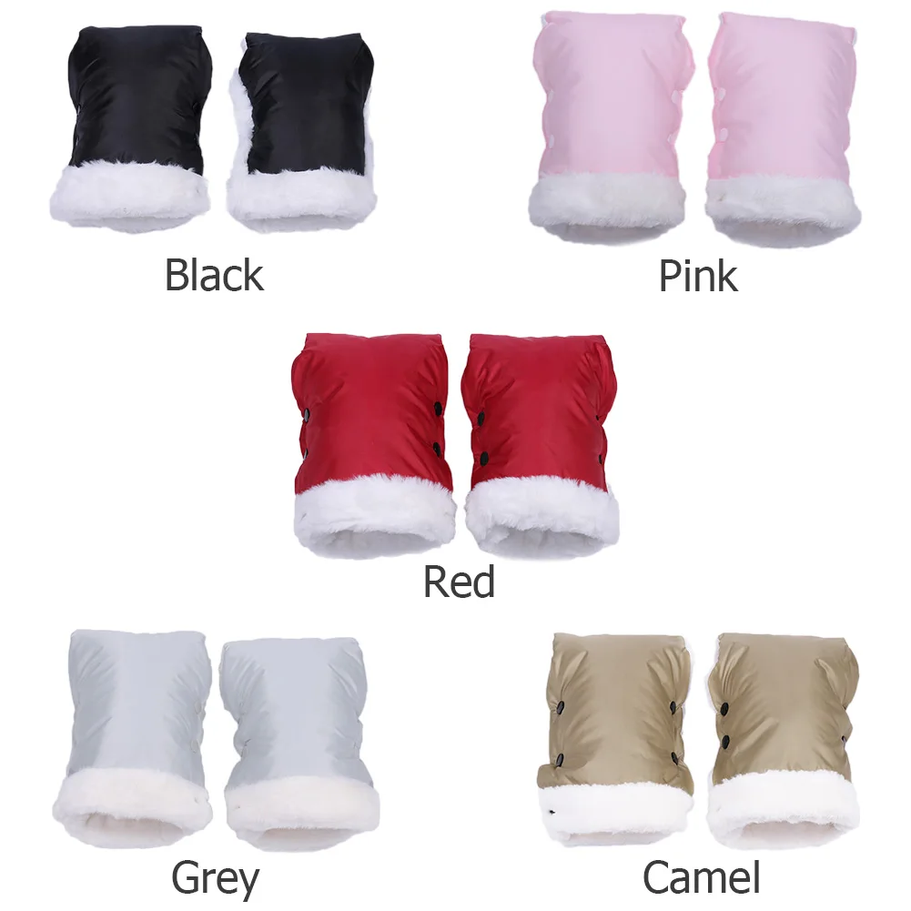 

Муфта для рук для колясок, водонепроницаемая, толстая, теплая, детский чехол для коляски, ветрозащитные перчатки для детской коляски, согревающие аксессуары