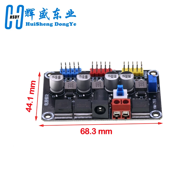 1/3pcs LM2596 Adjustable Buck Module DC7-25V to DC3.3V/5V Regulated Power Supply Module Smart Car Experiment Power Supply
