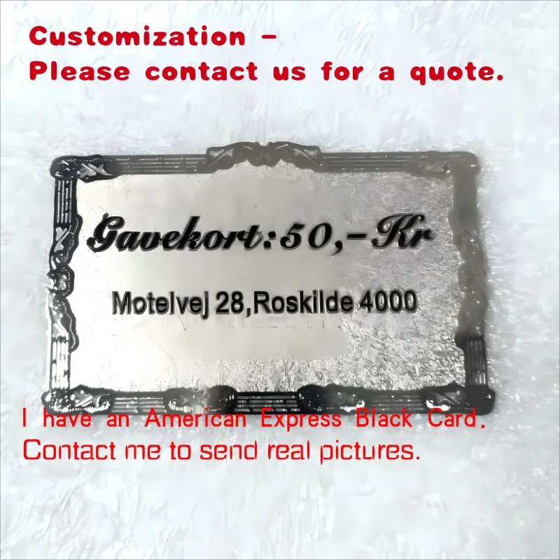 

custom.Programmable Stainless Steel Business Cards Wooden Hotel Card RFID NT AG 213/215/216 Frequency 13.56MH