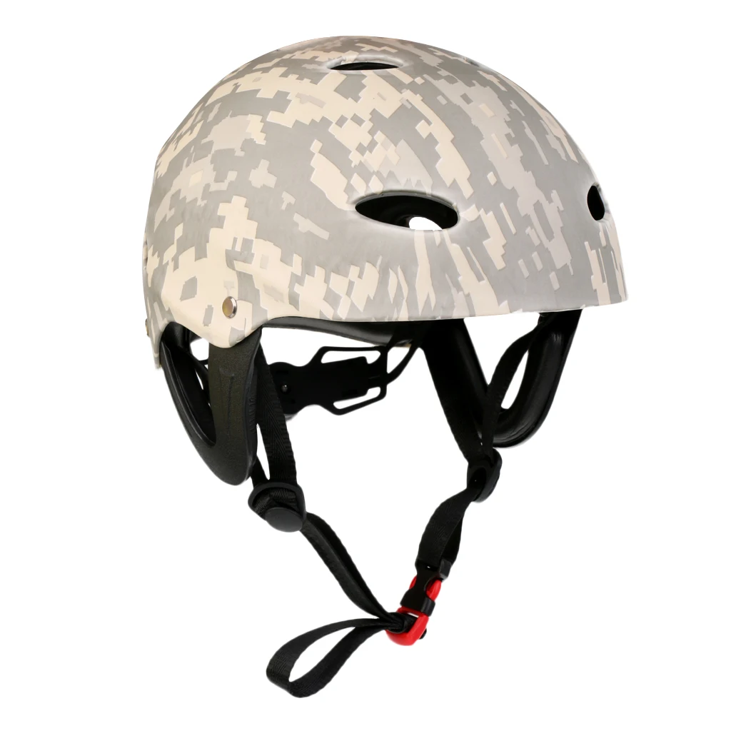 Hard Cap Safety Helmet Adjustable Lightweight ABS Water Sports Protection for Kayak Canoe Surfing Paddleboard