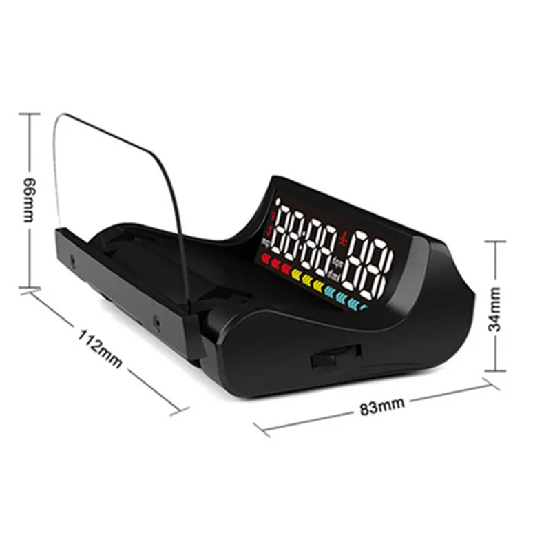 Compteur de vitesse à écran rabattable L5 Hurized, alarme de voiture HUD, OBD, jauge de compteur, affichage tête haute, acclnegoing direct d'usine, nouveau produit, 2024