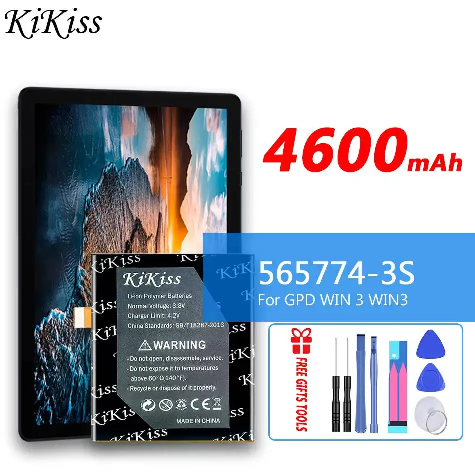 

Laptop Battery 4600mAh For Gpd Win 3 4 AEC555779-3S1P 565774-3S High Capacity Long Lasting