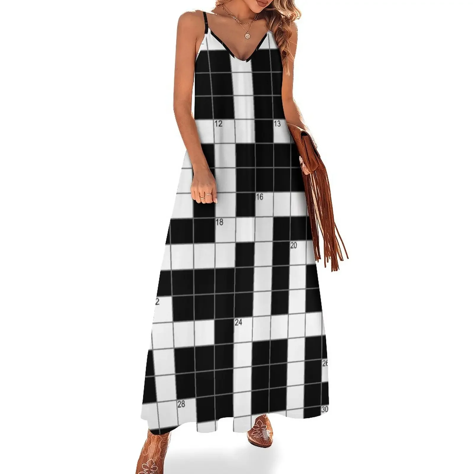 

Crossword Clue Sleeveless Dress elegant evening dresses for women 2025 womens clothing Dress